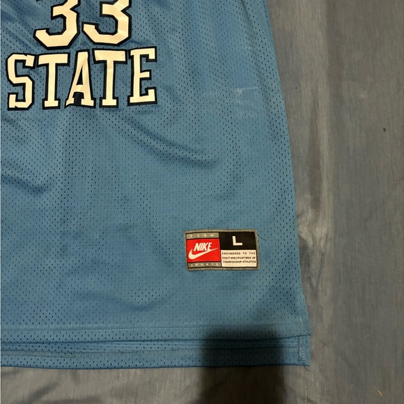 Larry Bird, Indiana state Sycamore college basketball jersey size L like new - Picture 5 of 5